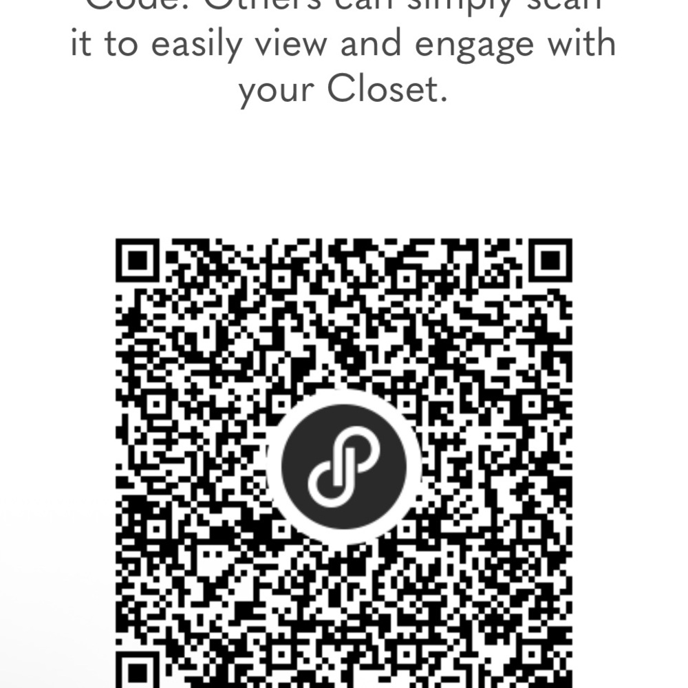 QR Code for Closet Engagement
